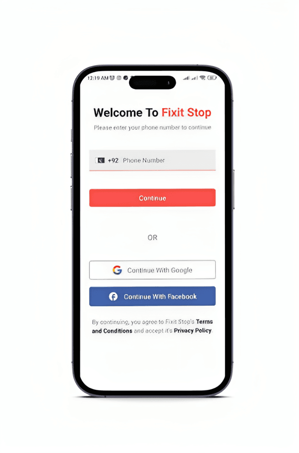 Fixit Stop Mockup